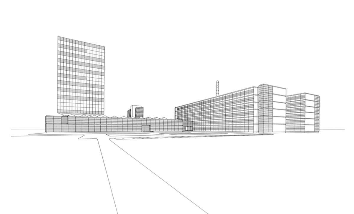Faculteit-Scheikundige-Technologie,-TU-Eindhoven,-1993-1997-tekeningen